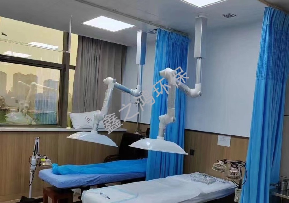 山東濟南醫(yī)院艾灸排煙系統(tǒng)安裝已完成