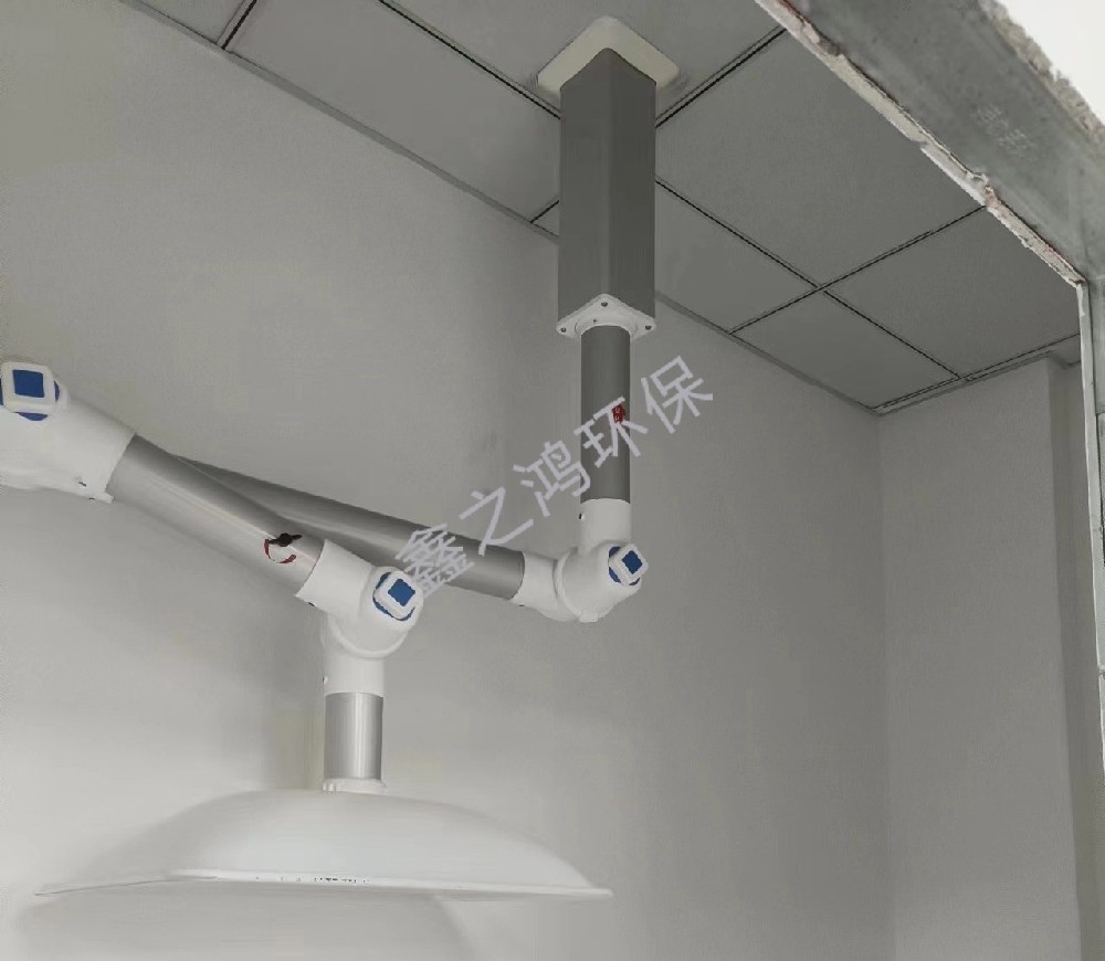 上海地區養生館艾灸排煙系統安裝完成